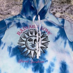 tie dye hoodie size small